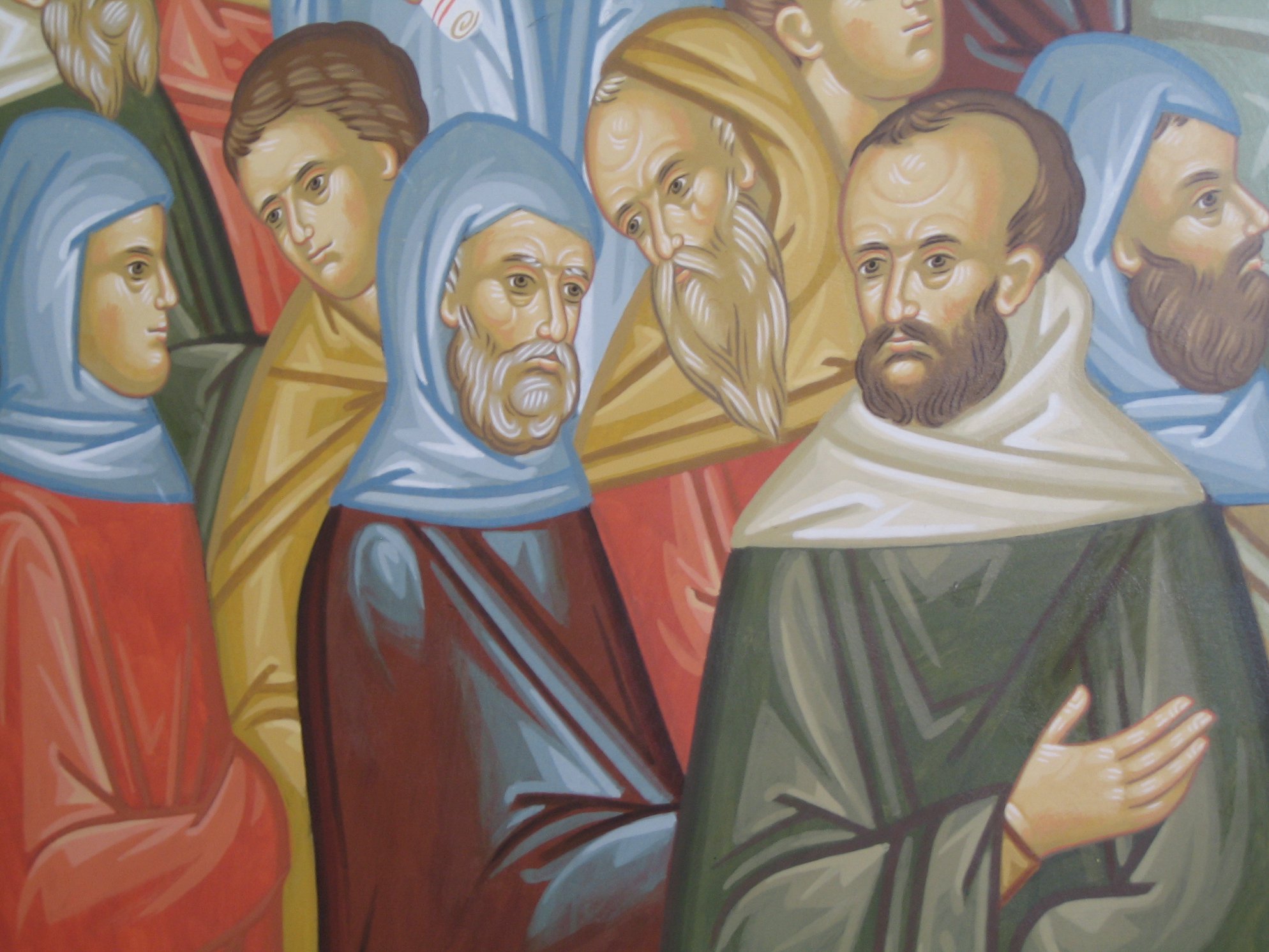 Фрагмент росписи «Сцены из жития Иоанна Предтечи»