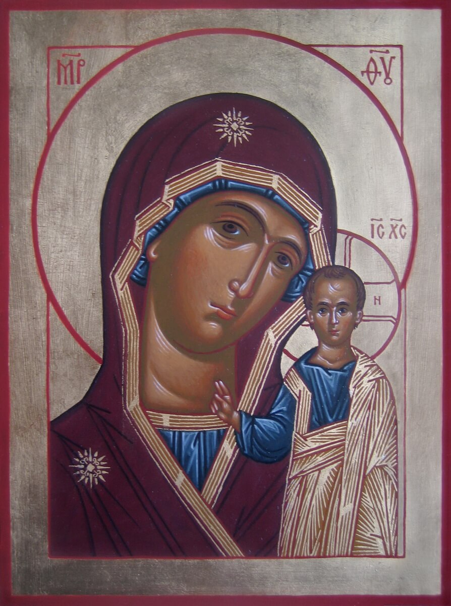 Icône de Kazan de la Mère de Dieu